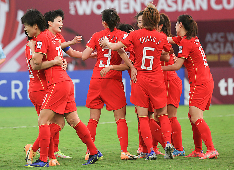 韩国女足在亚洲杯赛场上大放异彩